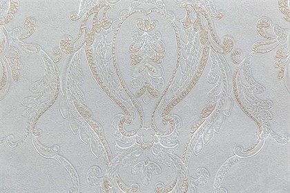 KM7702 Обои виниловые на флизелиновой основе Ориент мотив, серый светлый KЕРАМА МАРАЦЦИ - фото 143379