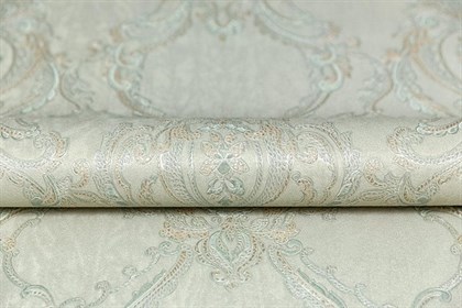KM7705 Обои виниловые на флизелиновой основе Ориент мотив, зелёный KЕРАМА МАРАЦЦИ - фото 143408