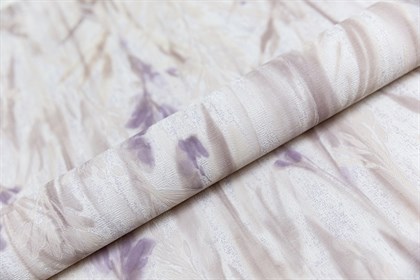 KM7904 Обои виниловые на флизелиновой основе Отражение мотив, серый сиреневый KЕРАМА МАРАЦЦИ - фото 143500