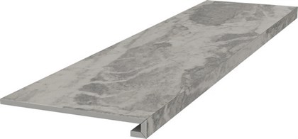 DL503120R/GCF Ступень клееная Альбино серый обрезной 119,5x33х0,9 - фото 143916