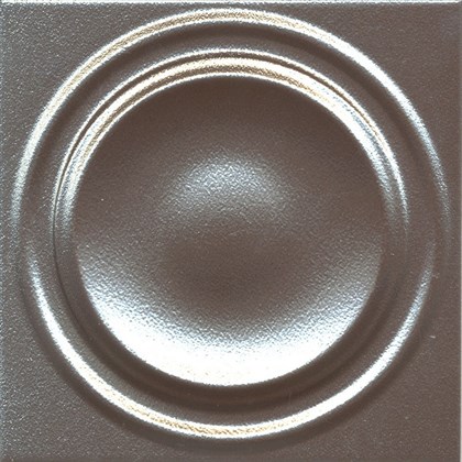 KMD2OBE003BR Арль металл глянцевый структура обрезной 20x20x0,95 декор - фото 143996