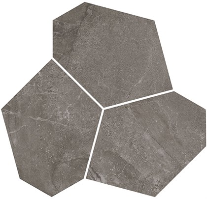 KMD2HID026GR Марсель наборный серый матовый обрезной 26,5x25,5x0,9 декор - фото 144067
