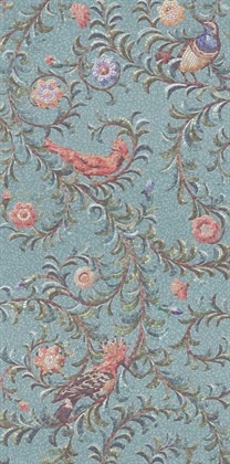 KMP2STA004BR3X Панно Райский сад бирюзовый матовый обрезной (из 3-х частей 60x119,5x0,9) 180x119,5x0,9 - фото 144122