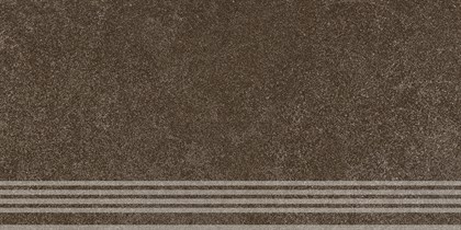 KM6060G0911RGRF Ступень фронтальная Руссильон коричневый тёмный матовый обрезной 30x60x0,9 - фото 144173