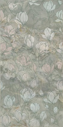 KMD3STA104BR Сен-Тропе зелёный светлый глянцевый обрезной 60x119,5x0,9 декор - фото 144180