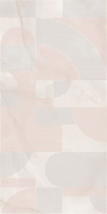 KMD3STA105BR Сен-Тропе розовый светлый глянцевый обрезной 60x119,5x0,9 декор - фото 144181