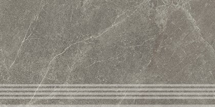 KM6060G0511RGRF Ступень фронтальная Эстерель серый матовый обрезной 30x60x0,9 - фото 144217