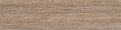 KM6012G0981RGCF Ступень фронтальная клееная Про Травертин коричневый светлый матовый обрезной 33x119 - фото 144300