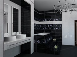 Болеро черный 25х50 - фото 25205