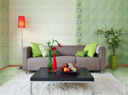 ALEXA Декор зелёный GN 27,5х40  - фото 25999