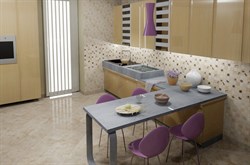 ENDI KITCHEN Декор бежевый YL 20х50  - фото 26054