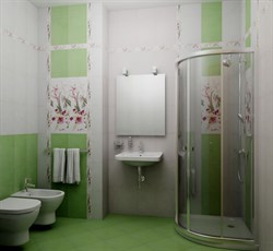 Мидори Панно из 2 плиток P2 Orchid 24,9x72,8 - фото 26498