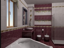 Урал ПН8ЛБ1Г Панно "Лебеди" 72,8х99,6 (из 8-ми плиток) - фото 26502