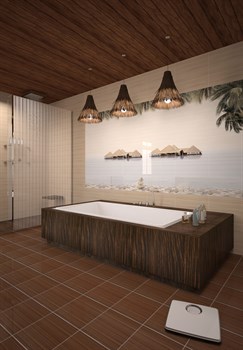 ВС9ДМ004 декор домик левый 500х249 - фото 27762