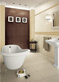 Катар настенная белая 1034-0157 25х33  - фото 28063