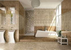 Кендо Плитка настенная бежевая 1045-0079 25х45  - фото 28083