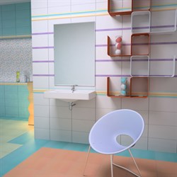 Нега настенная бирюзовая 1041-0050 19,8х39,8  - фото 28126