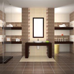 Настенная плитка Кураж 1641-0056 20х40 декор 3 - фото 28251