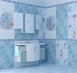 Плитка настенная AR-8 Голубая 20х33 - фото 28878