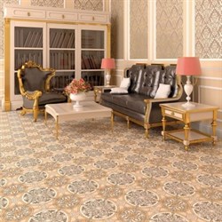 Плитка напольная Зеленый 44x44 - фото 28908