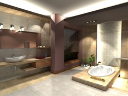 Onyx Декор beige Kwiat 30х60  - фото 29399