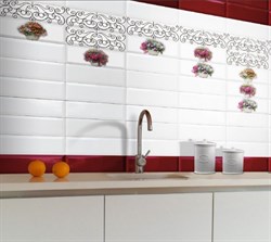 Gris Bissel Плитка настенная 10х30 - фото 30407