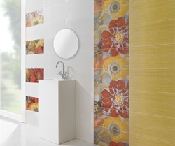 List Mykonos Rojo Бордюр 5х50  - фото 31636