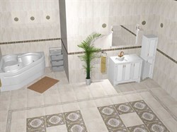 Borgia Beige Плитка настенная 25х50  - фото 31900