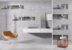 Evolution gris Плитка настенная 25x75 - фото 33051