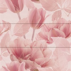 Tulipan 3 berna lavanda Панно (из 3х плиток) 75x75  - фото 33136