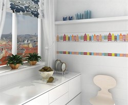 В интерьере