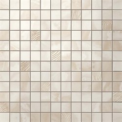 Supernova Onyx Pure White Mosaic 30,5x30,5 - фото 40533