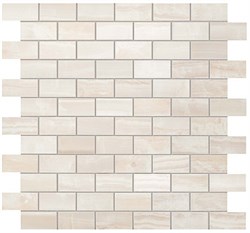 Supernova Onyx Pure White Brick Mosaic 30,5x30,5 - фото 40539