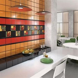 В интерьере