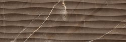 Миланезе дизайн Плитка настенная марроне волна 1064-0164 - фото 51331