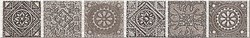 Бордюр Grazia Mocca Nefertiti 6,2х40,5 - фото 53130