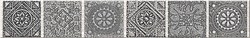 Бордюр Grazia Grey Nefertiti 6,2х40,5 - фото 53131