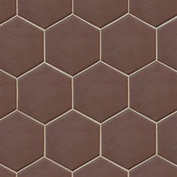 Керамогранит Hexatile Marron Mate 17,5х20 - фото 53344