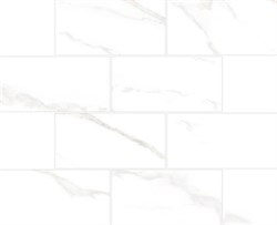 Мозаика Marmori Кирпичная Кладка Калакатта Белый (7*14) 35,5х29 - фото 55464