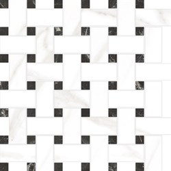 Мозаика Marmori Микс Калакатта Белый (5х5) 31,5х31,5 - фото 55553
