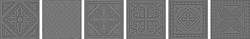 Декор Enigma Серебряный Матовый 7,5х7,5 - фото 55594