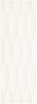 Декор Flowmotion белый 25х70 - фото 55981