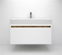 Тумба с раковиной подвесная Bocchi Etna 100 белый - фото 57519