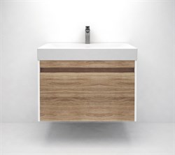 Тумба с раковиной подвесная Bocchi Etna 80 дерево - фото 57524