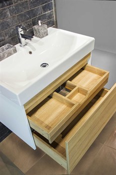 Тумба с раковиной подвесная Bocchi Etna 80 белый - фото 57533