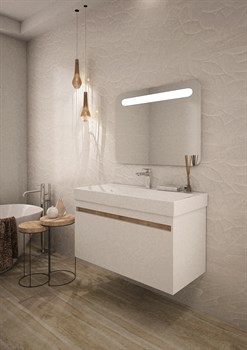 Тумба с раковиной подвесная Bocchi Etna 80 белый - фото 57536