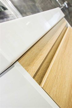 Тумба с раковиной подвесная Bocchi Etna 60 дерево - фото 57539