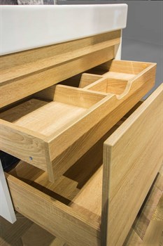 Тумба с раковиной подвесная Bocchi Etna 60 дерево - фото 57541