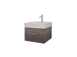 Тумба с раковиной Bocchi Sierra Nadir grey 45 см - фото 57877