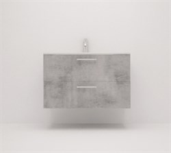 Тумба с раковиной подвесная Bocchi Ares 80 серый - фото 57907